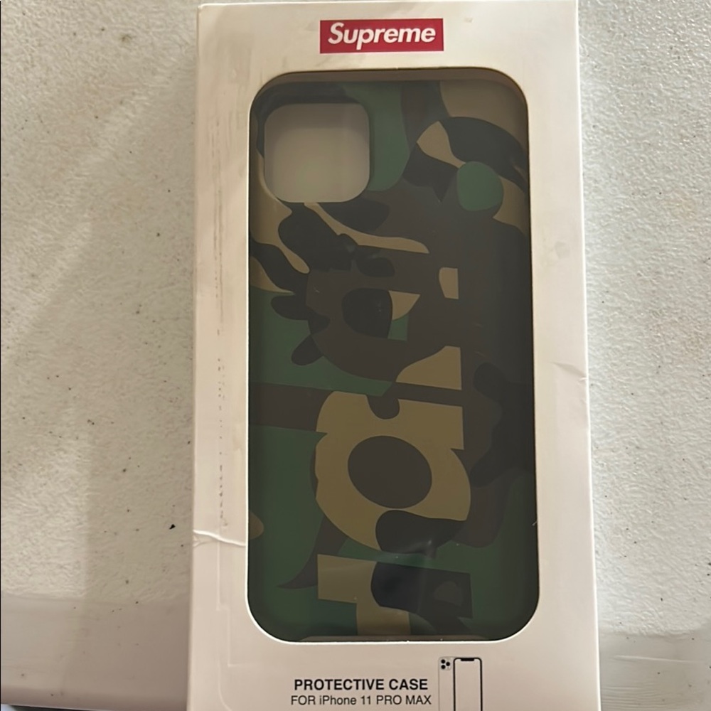 Supreme Camo iPhone 11 Pro Max Case